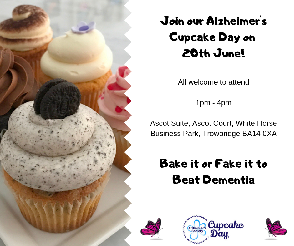 Alzheimer's cupcake day 20th june